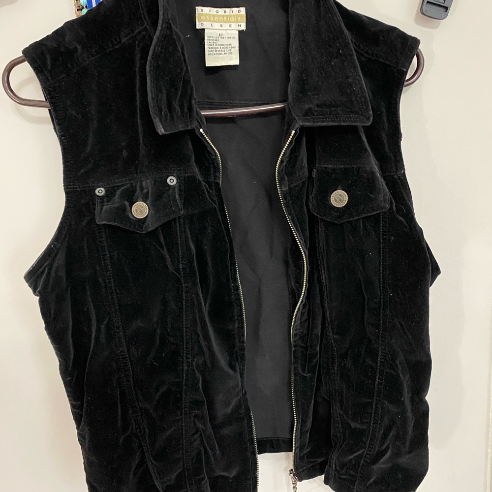 Sigrid Olsen Black Cotton Garment